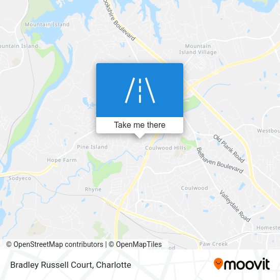 Bradley Russell Court map