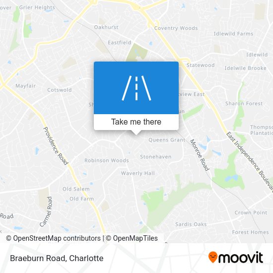 Mapa de Braeburn Road