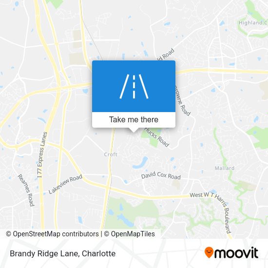 Mapa de Brandy Ridge Lane