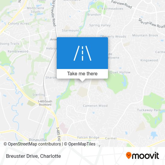 Mapa de Breuster Drive