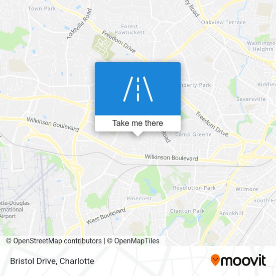 Mapa de Bristol Drive