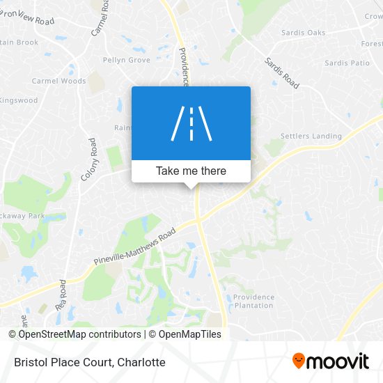 Bristol Place Court map