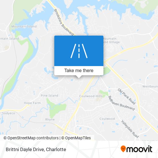 Brittni Dayle Drive map