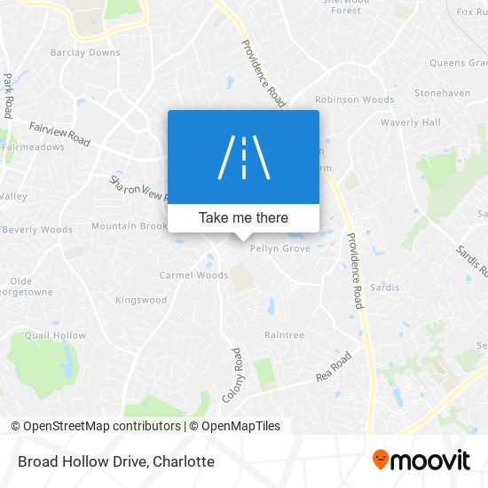 Broad Hollow Drive map