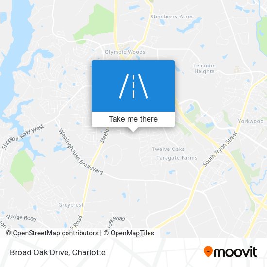 Mapa de Broad Oak Drive