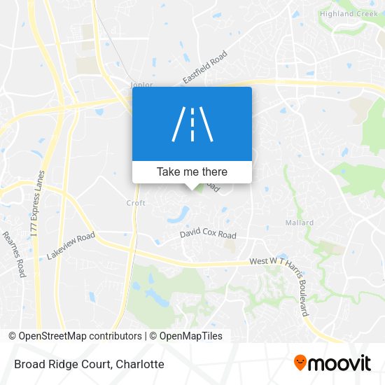 Mapa de Broad Ridge Court
