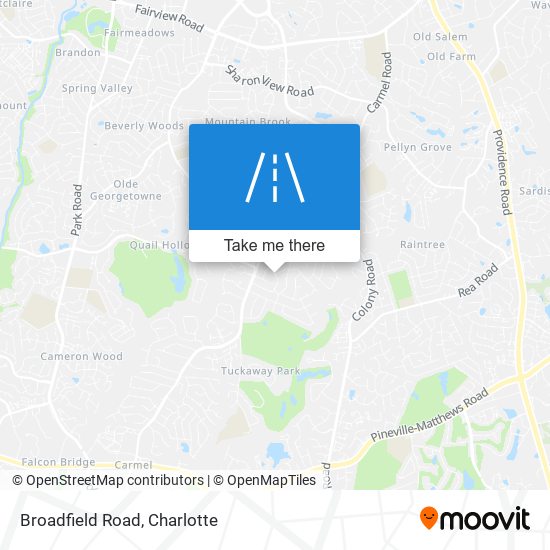 Broadfield Road map