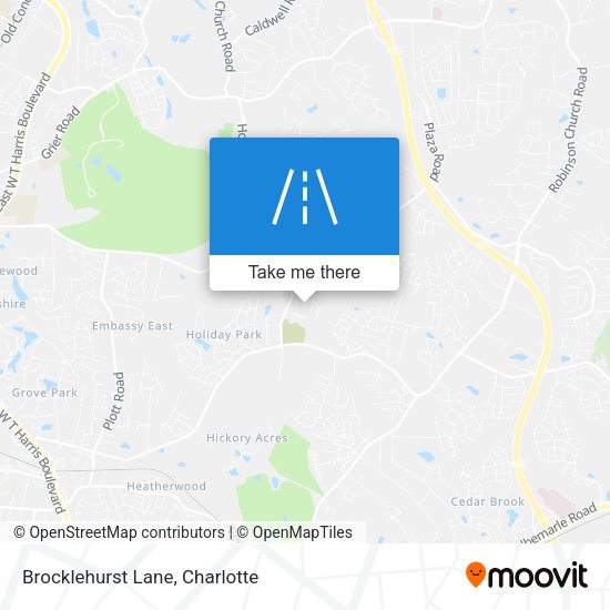 Brocklehurst Lane map