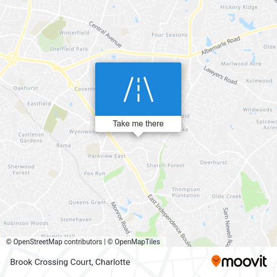 Brook Crossing Court map