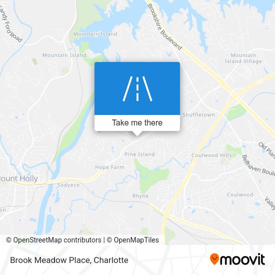 Mapa de Brook Meadow Place