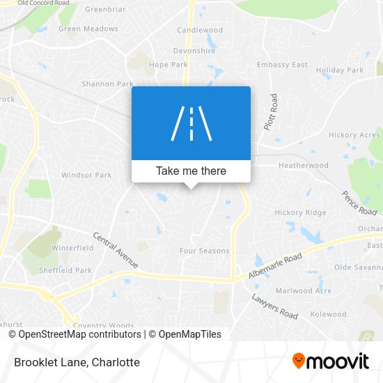 Mapa de Brooklet Lane
