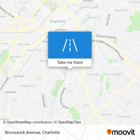 Mapa de Brunswick Avenue