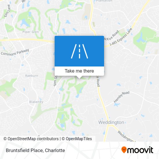 Bruntsfield Place map