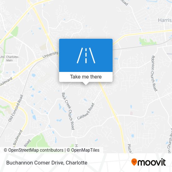 Buchannon Comer Drive map