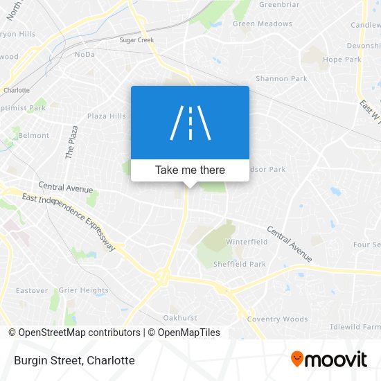 Burgin Street map