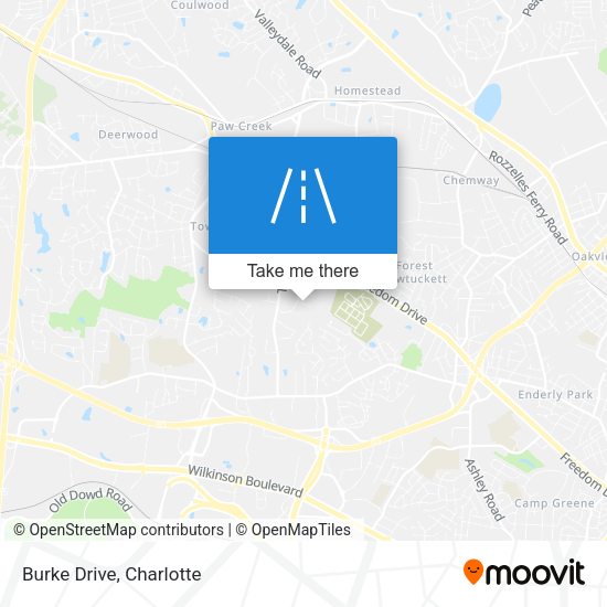 Mapa de Burke Drive