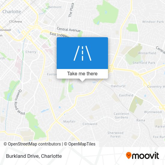 Mapa de Burkland Drive