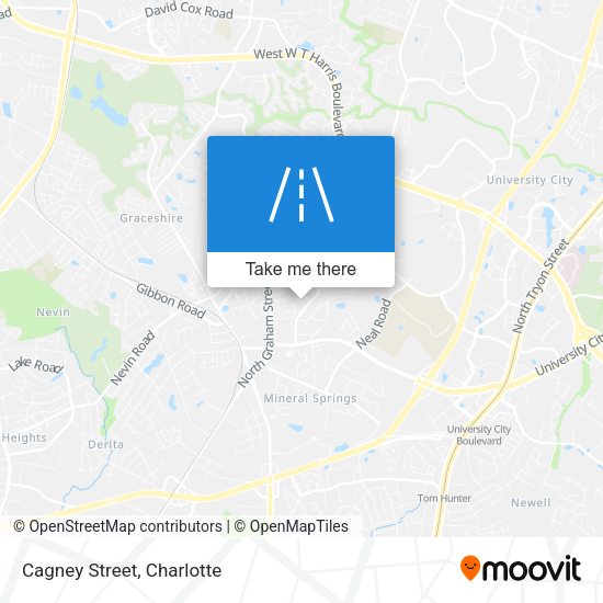 Cagney Street map