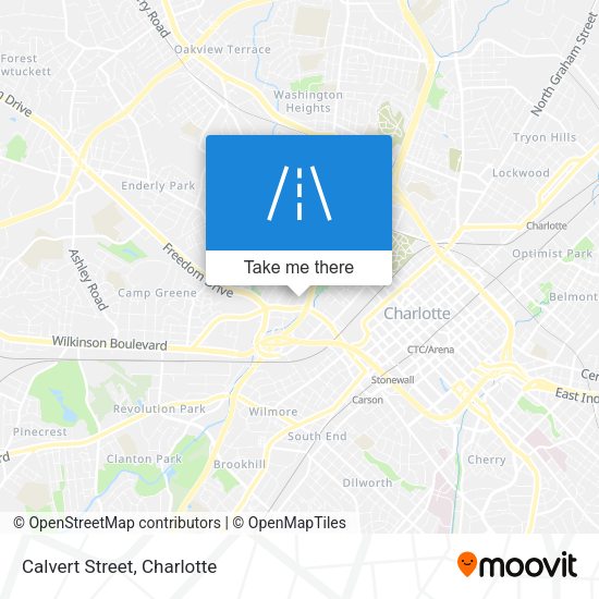Mapa de Calvert Street