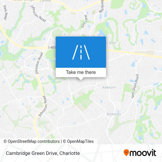 Mapa de Cambridge Green Drive