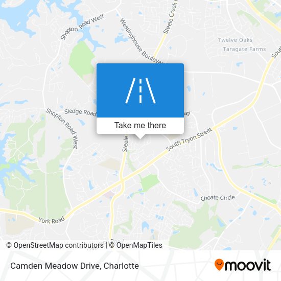 Camden Meadow Drive map