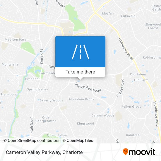 Mapa de Cameron Valley Parkway