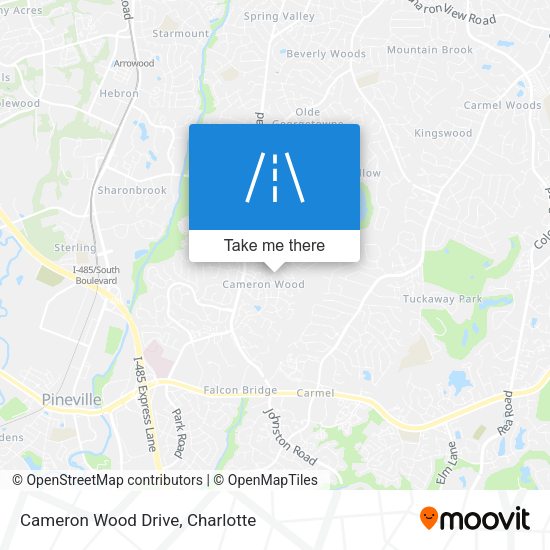 Cameron Wood Drive map