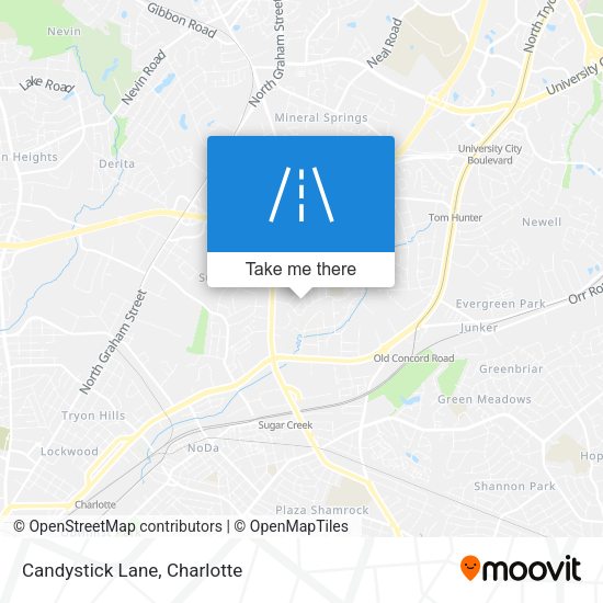 Mapa de Candystick Lane