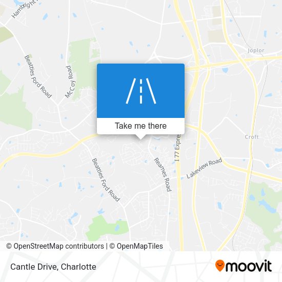 Cantle Drive map