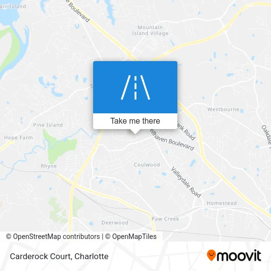 Carderock Court map