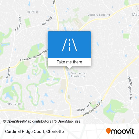 Mapa de Cardinal Ridge Court