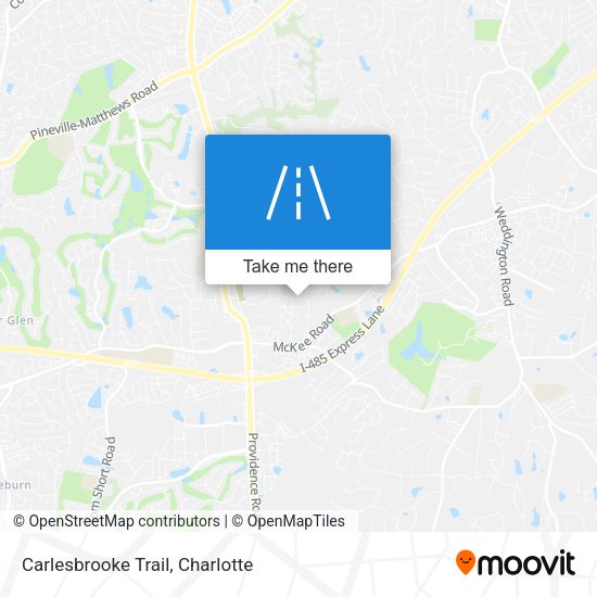 Carlesbrooke Trail map