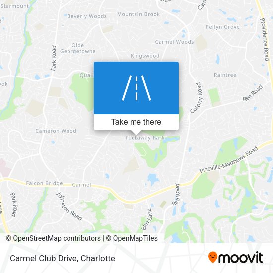 Carmel Club Drive map