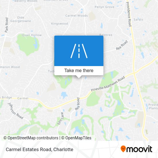 Carmel Estates Road map