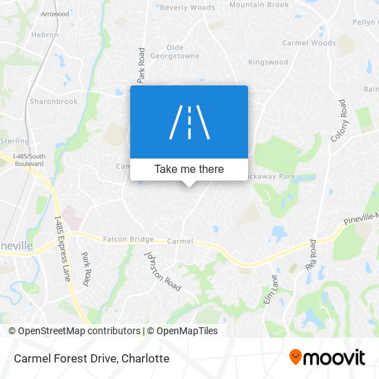 Carmel Forest Drive map