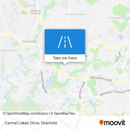Carmel Lakes Drive map