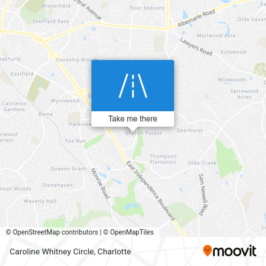 Mapa de Caroline Whitney Circle