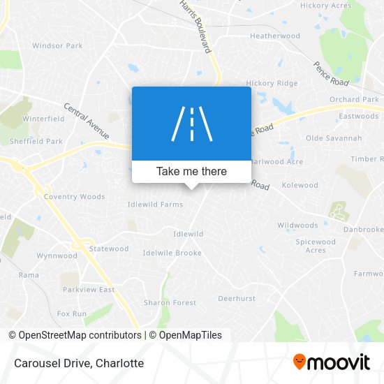 Mapa de Carousel Drive