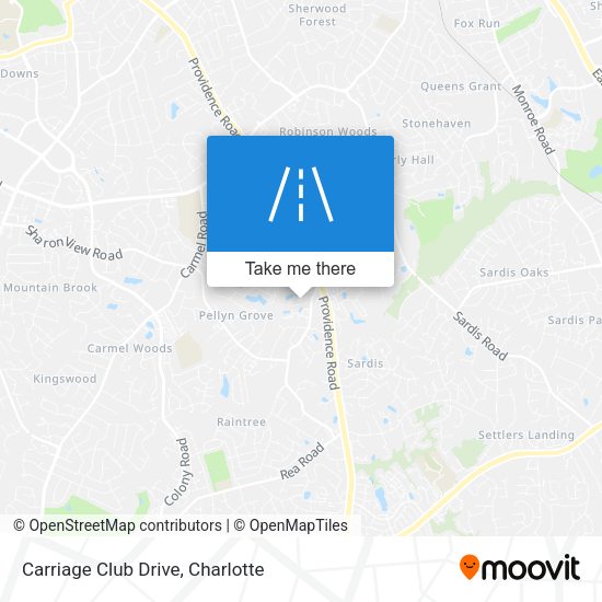 Carriage Club Drive map