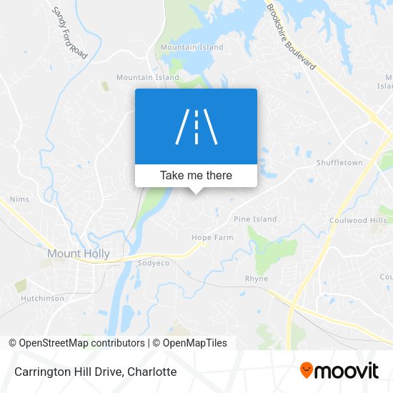 Carrington Hill Drive map