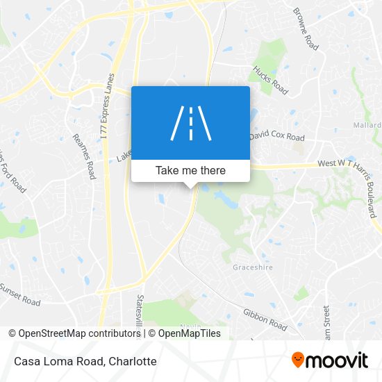 Mapa de Casa Loma Road