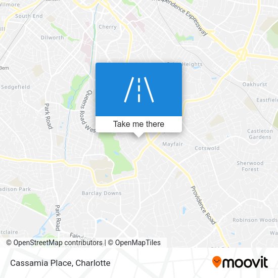 Mapa de Cassamia Place