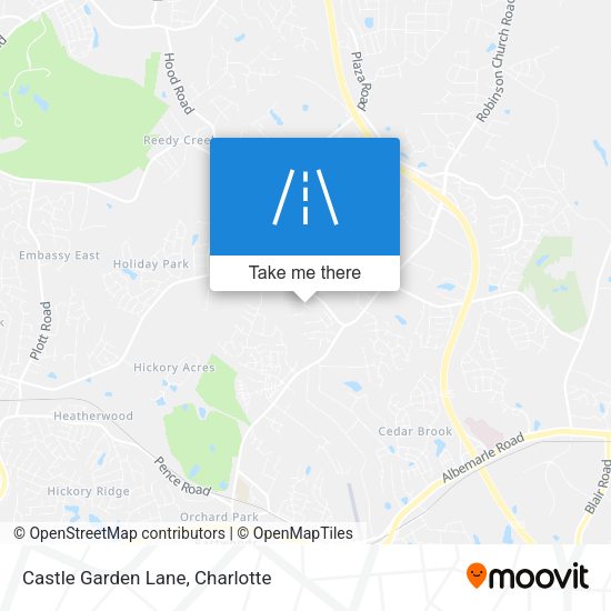 Mapa de Castle Garden Lane