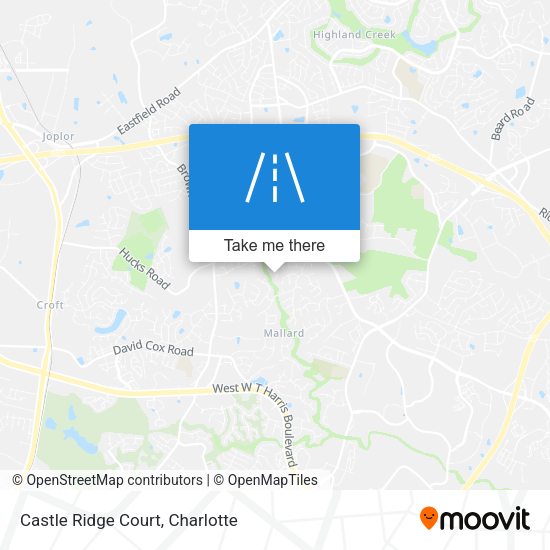 Castle Ridge Court map