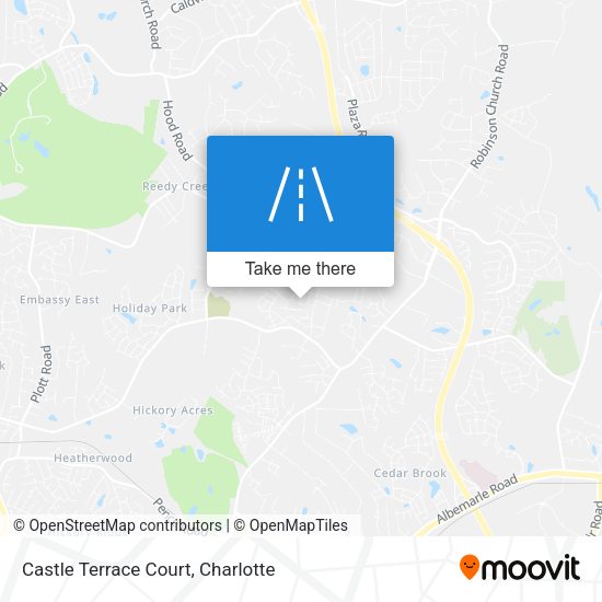 Castle Terrace Court map