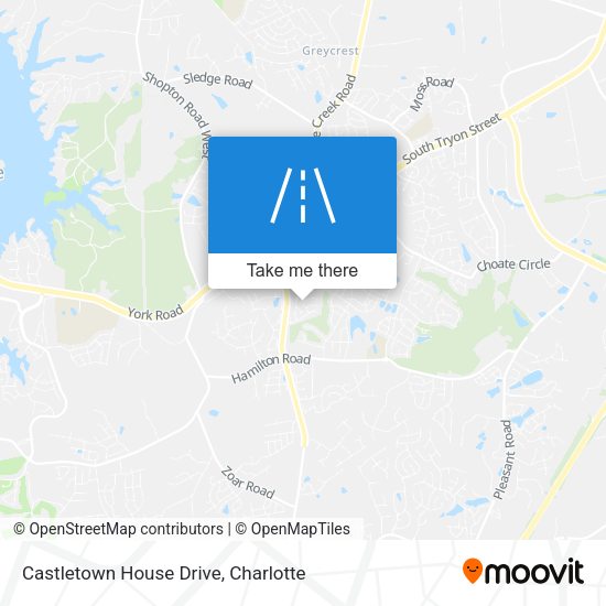 Castletown House Drive map