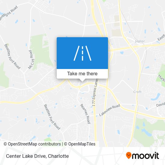 Mapa de Center Lake Drive