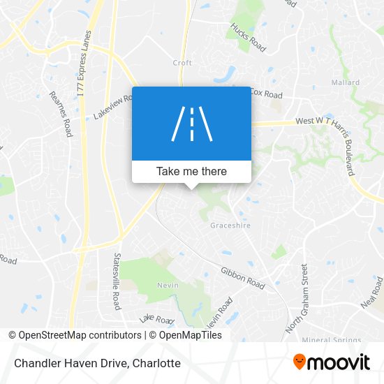 Chandler Haven Drive map