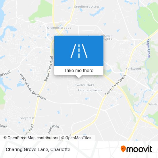 Mapa de Charing Grove Lane