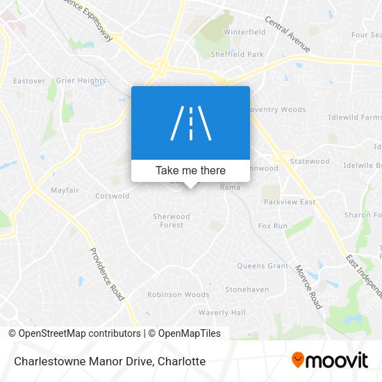 Charlestowne Manor Drive map